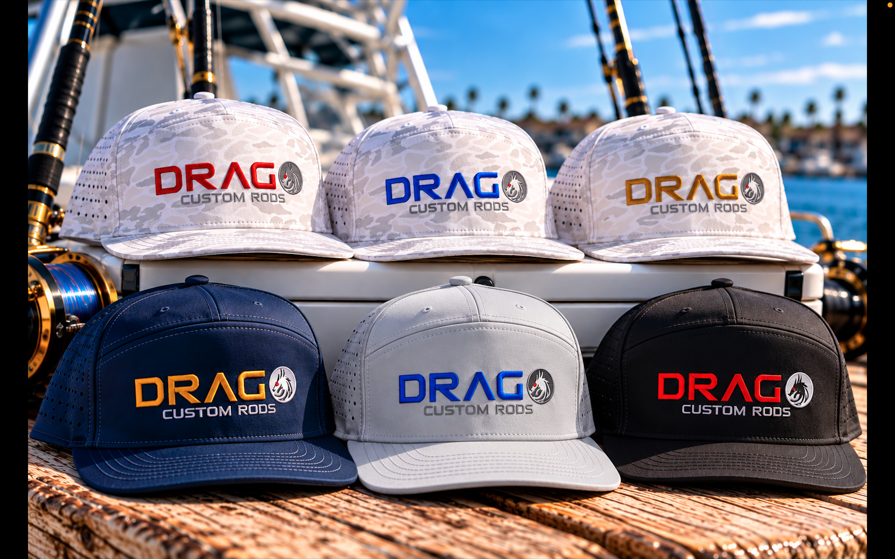 Drago 7 Panel Hats
